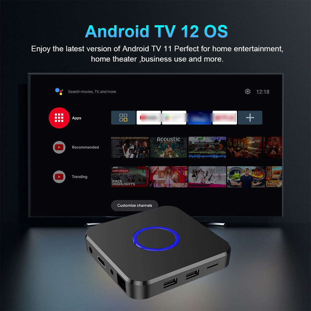 8K HDR Smart TV Box with Wifi and Wireless Screen Projection