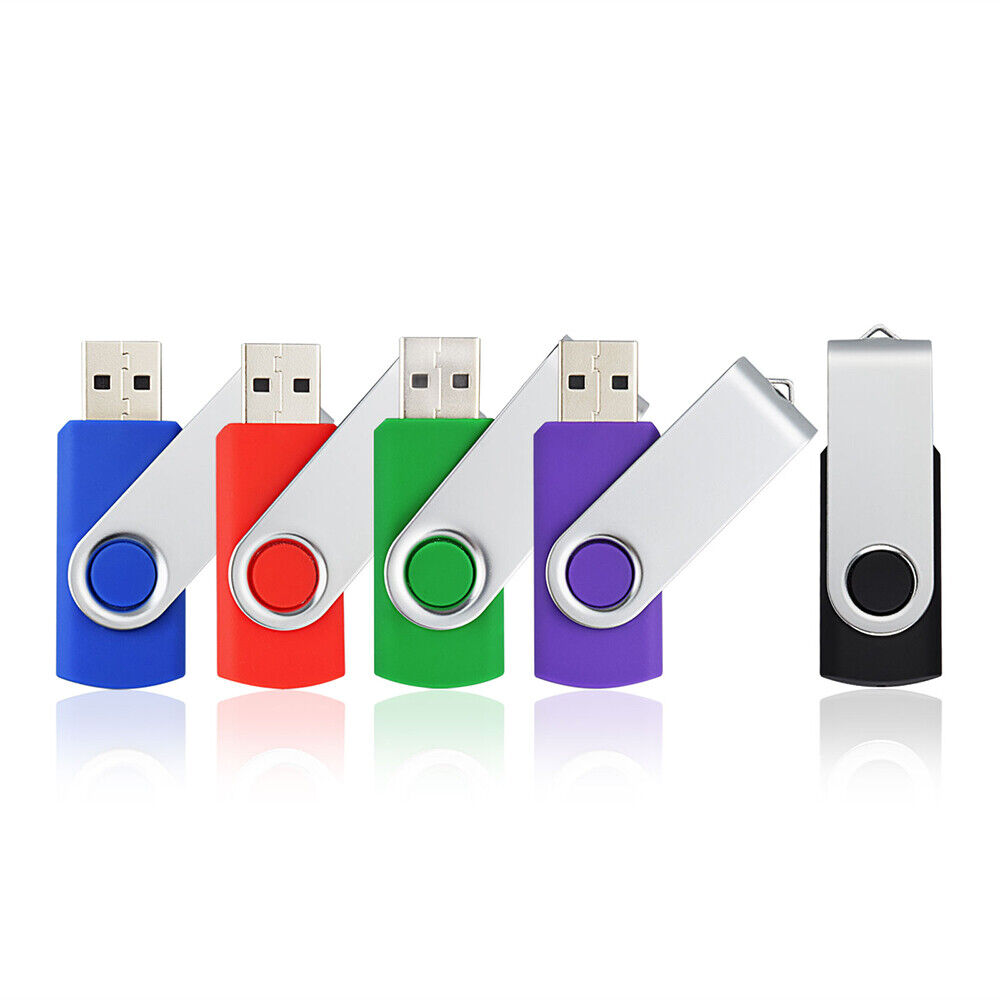 High-Capacity USB Flash Drives - 1GB to 128GB