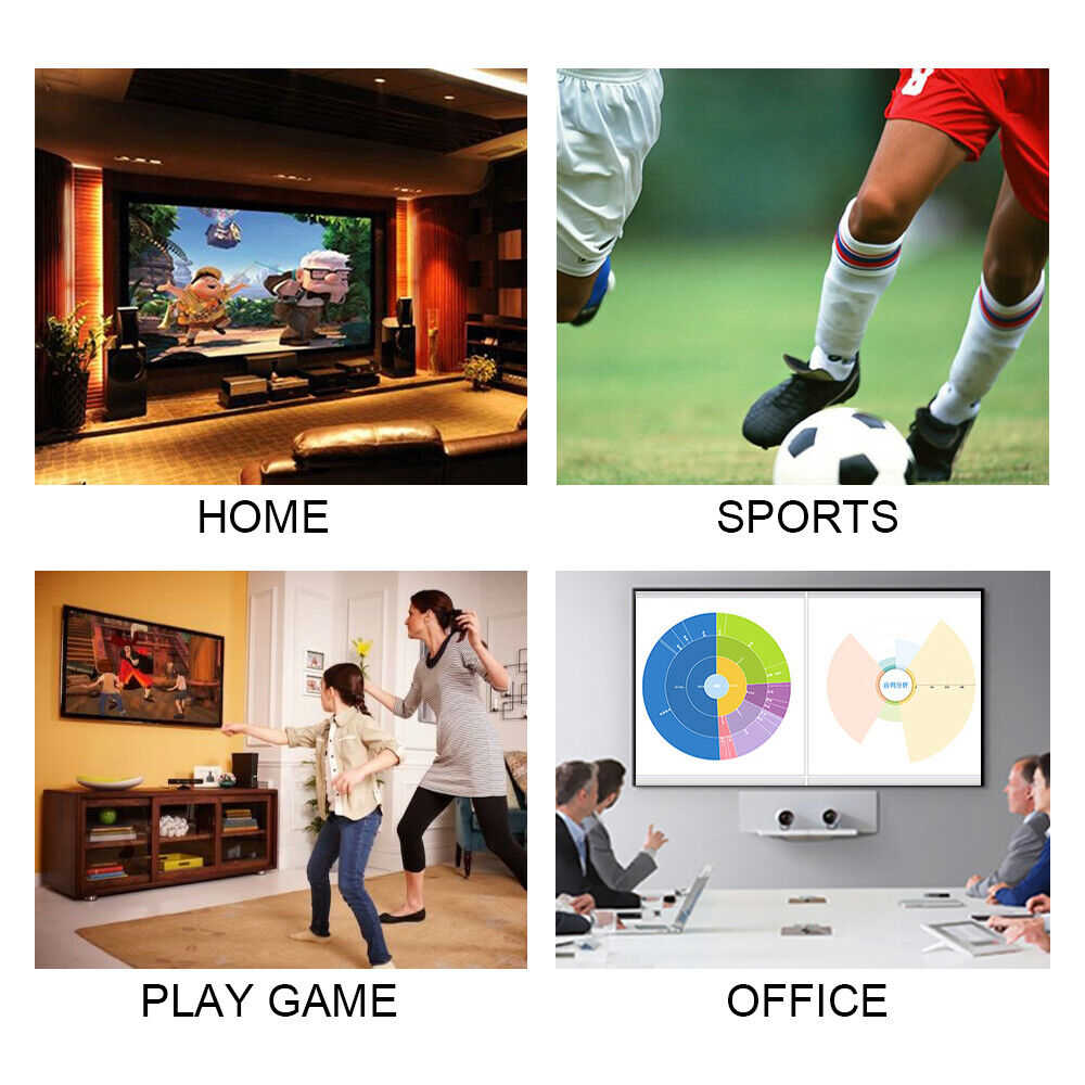 Portable Foldable Projector Screen for Outdoor and Home Cinema