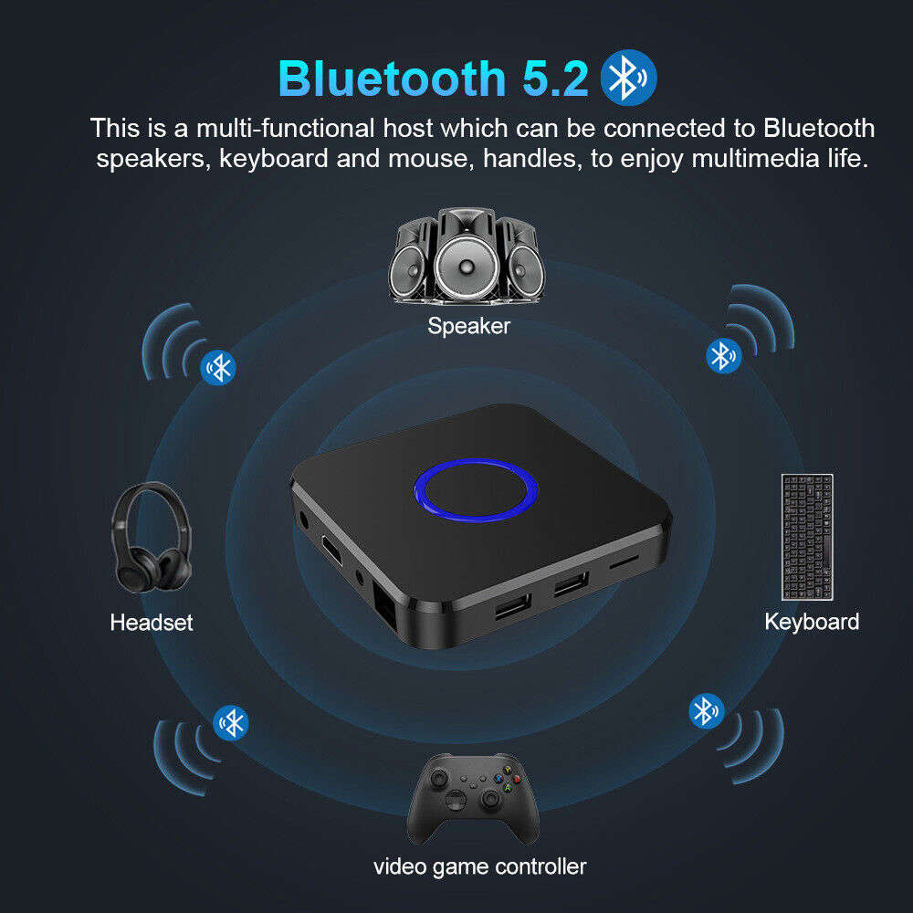 8K HDR Smart TV Box with Wifi and Wireless Screen Projection