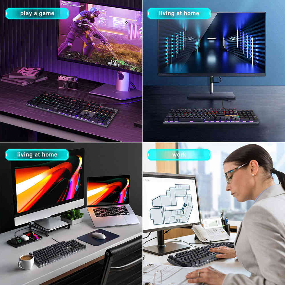 RGB Backlit Mechanical Gaming Keyboard
