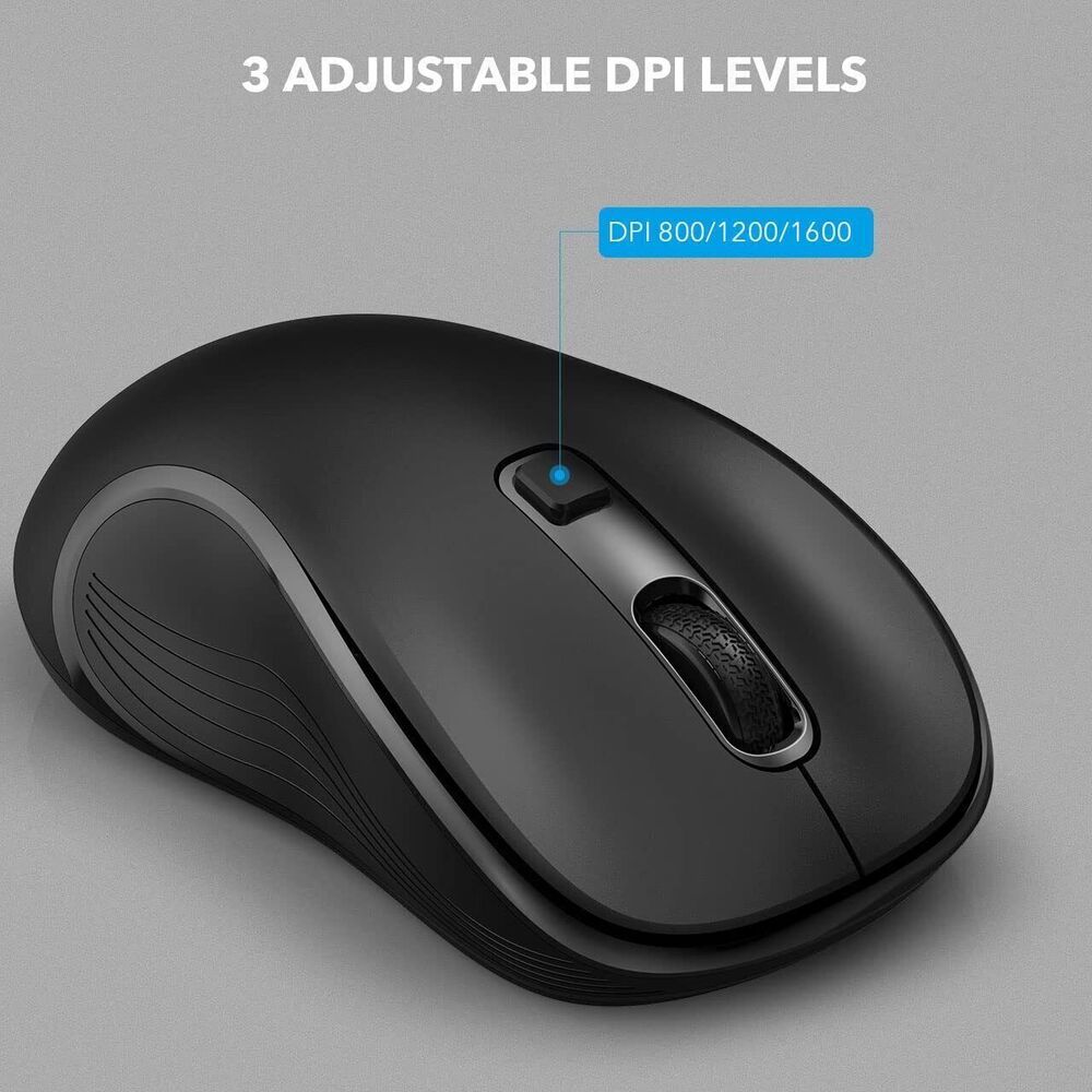 2.4GHz Wireless Optical Mouse with USB Receiver