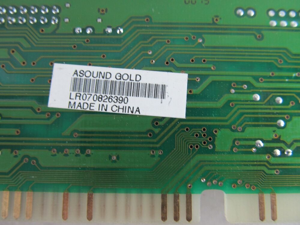 Vintage 16 Bit AS007 Sound Card with Game Port for Retro Gaming