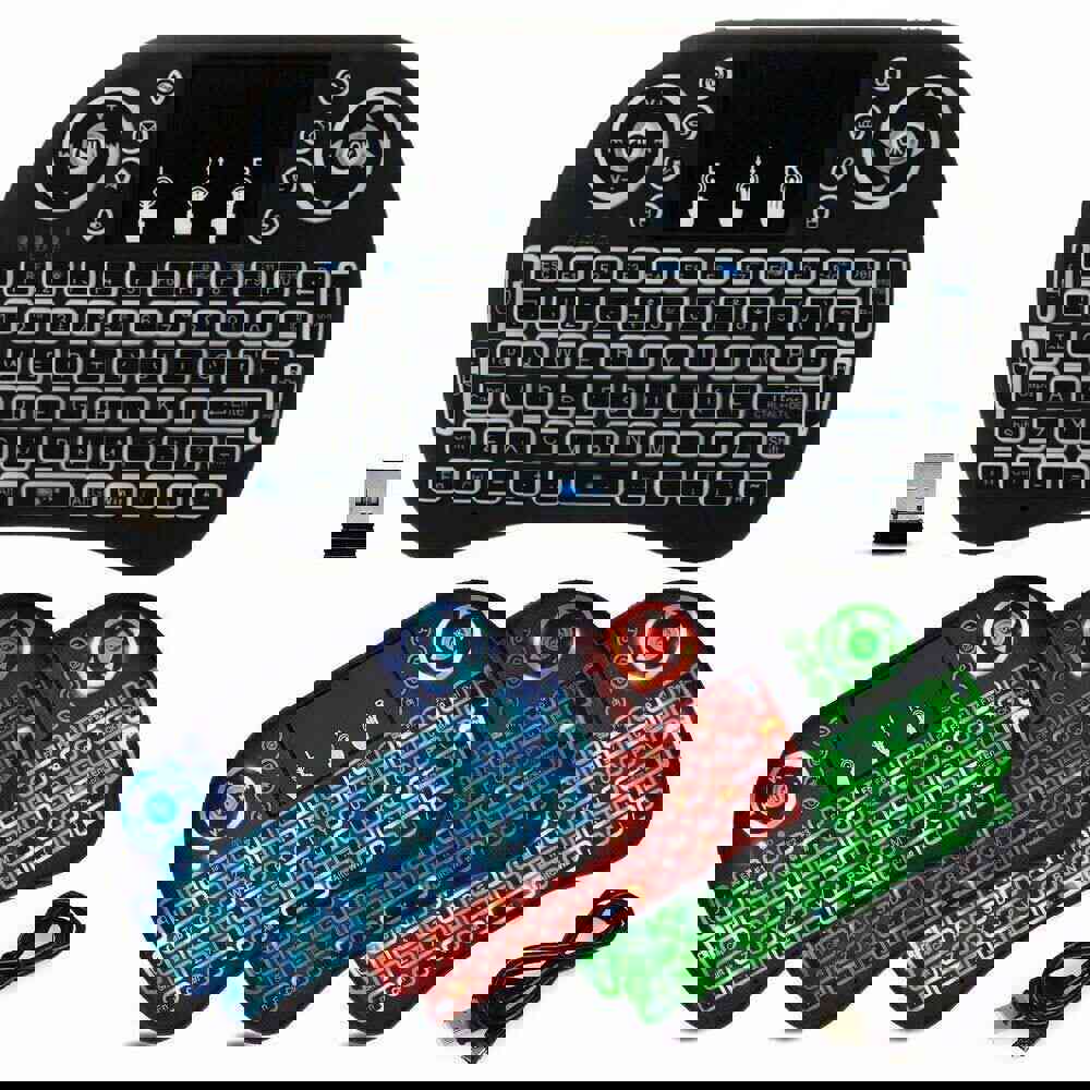 Compact Mini Wireless Keyboard with Integrated Touchpad for PC and Android TV Box