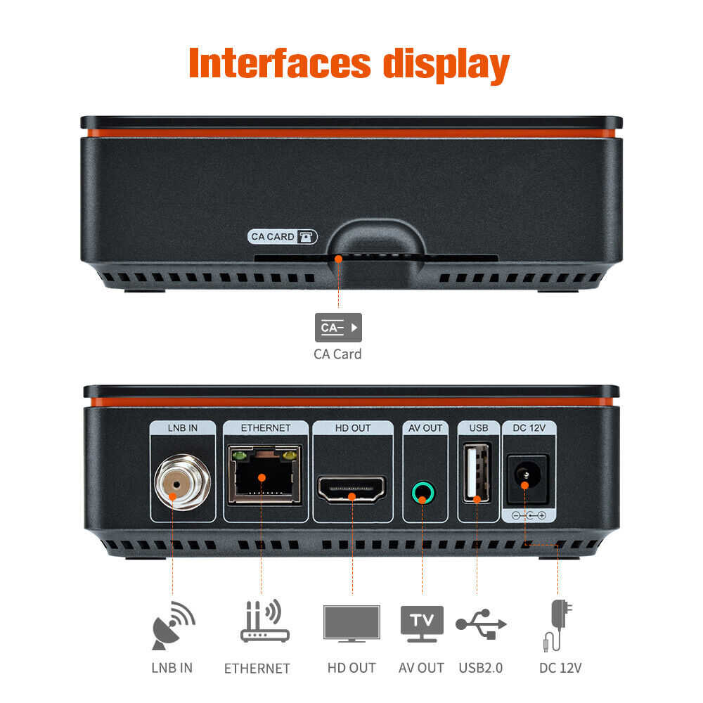 HD 1080P Digital Satellite TV Signal Receiver Set Top Box with HDMI, WIFI, DVB-S/S2/S2X