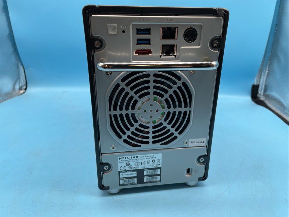 Netgear RND-4D Advanced Network Storage NAS - No HDD, No Power Cord
