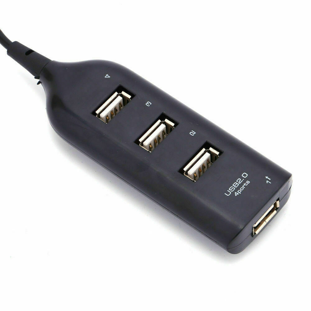 4 Port USB 2.0 Multi HUB Splitter Expansion Adapter