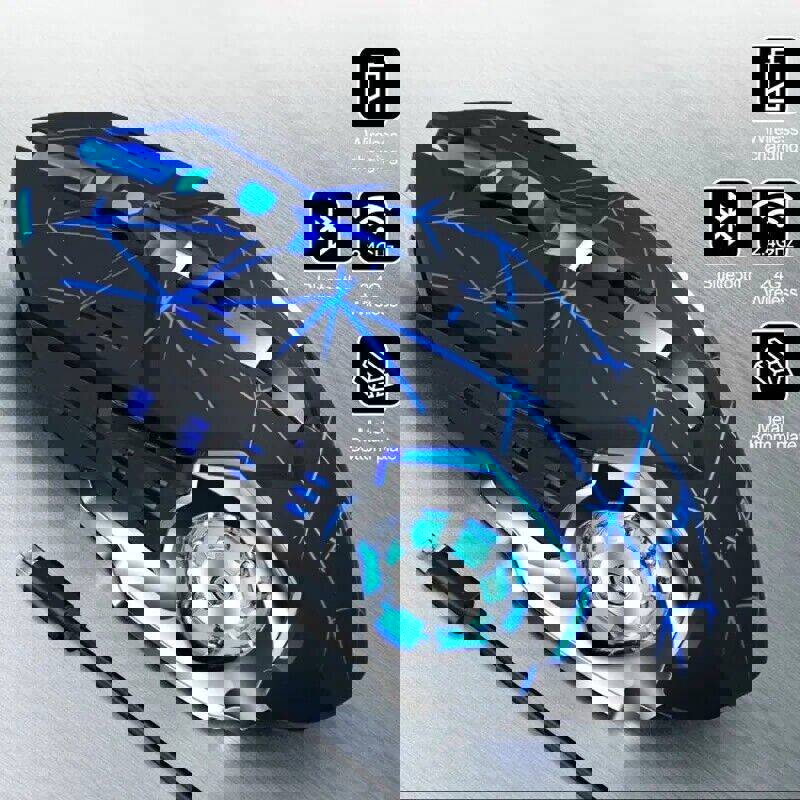 Rechargeable LED Gaming Mouse for PC and Laptop