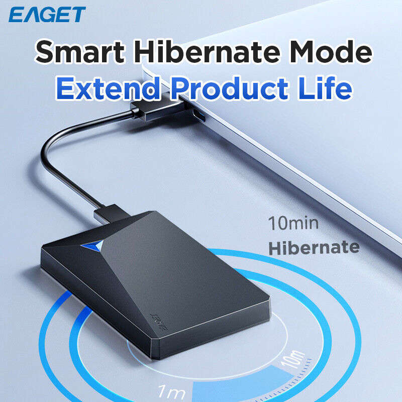 EAGET USB 3.0 External Hard Drive HDD 500GB/1TB