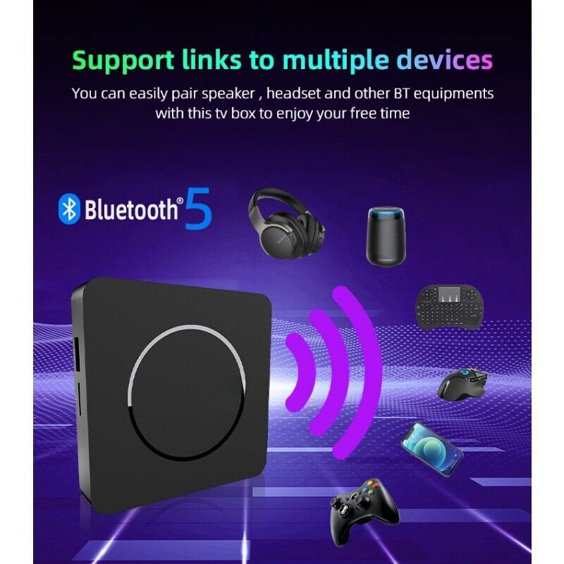 G96 ATV Android 13 Network Set-Top Box with Full H313, Dual WIFI, Bluetooth, and 8K TV Support