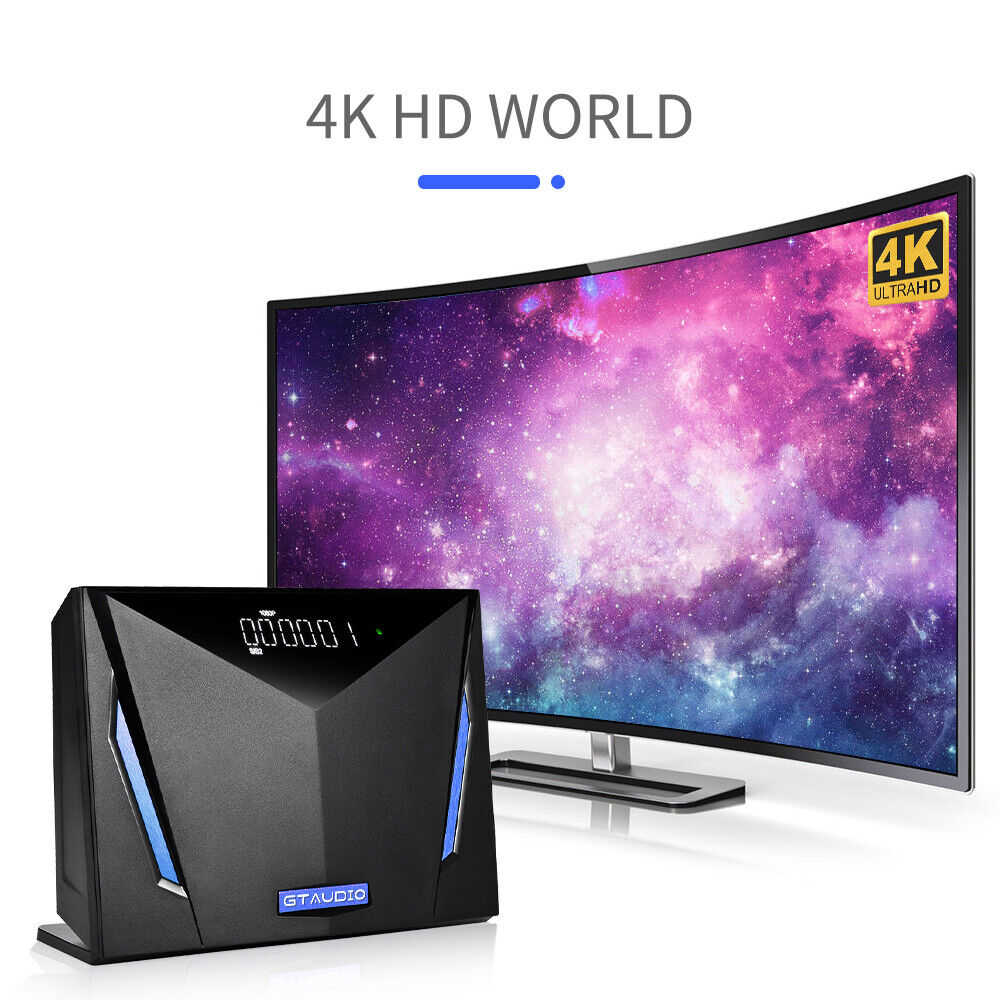 4K UHD Digital TV Set Top Box with DVB-S/S2X/ATSC-C Receiver
