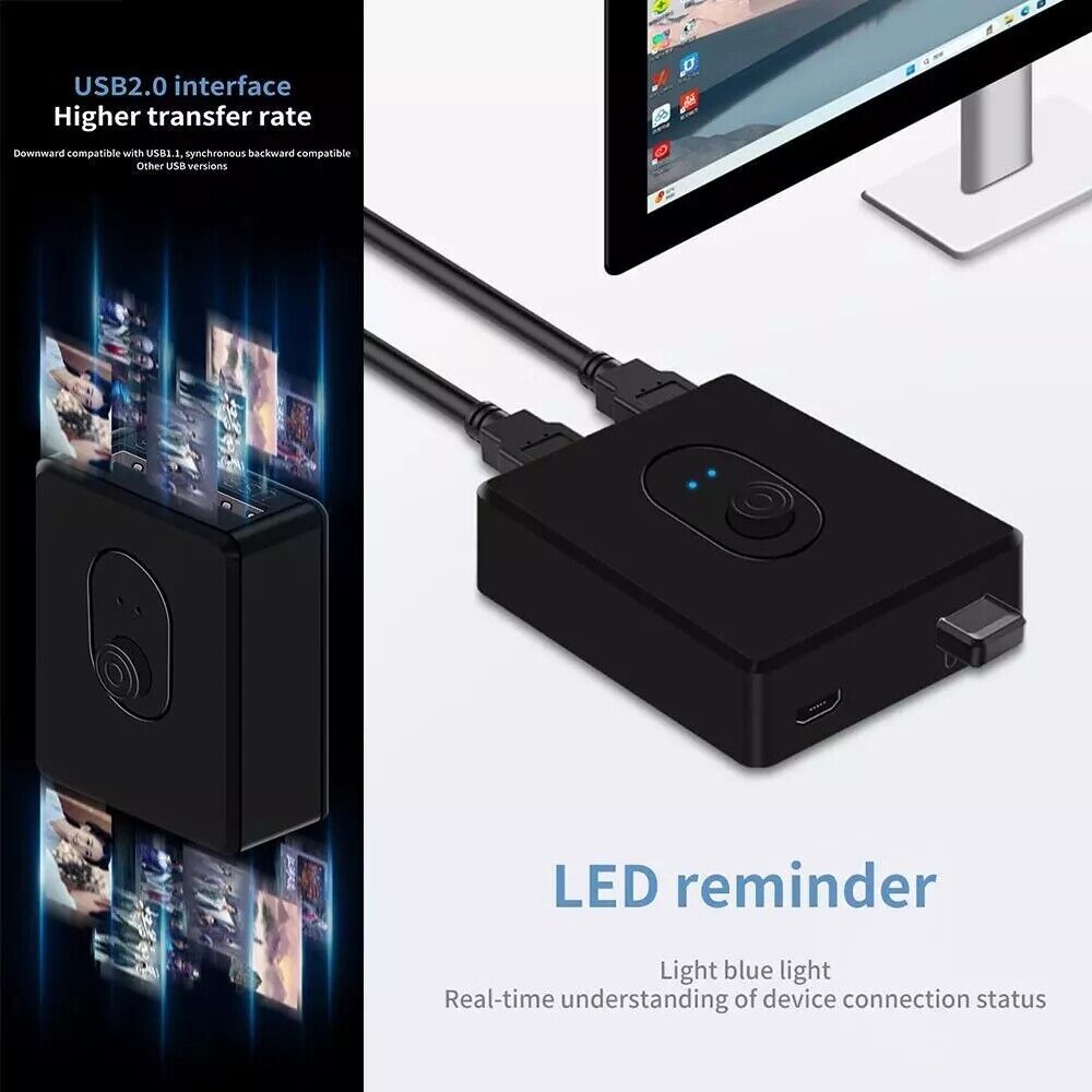 USB 3.0/2.0 Bi-Directional Switcher for Enhanced Connectivity