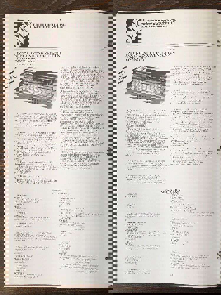 ADC - Network Control Products Catalog (1984)