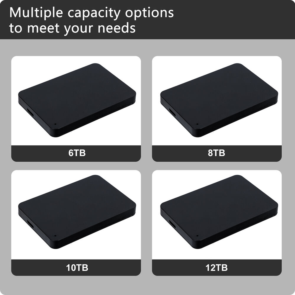Ultra Slim USB 3.0 External Hard Drive HDD - High-Capacity Portable Storage