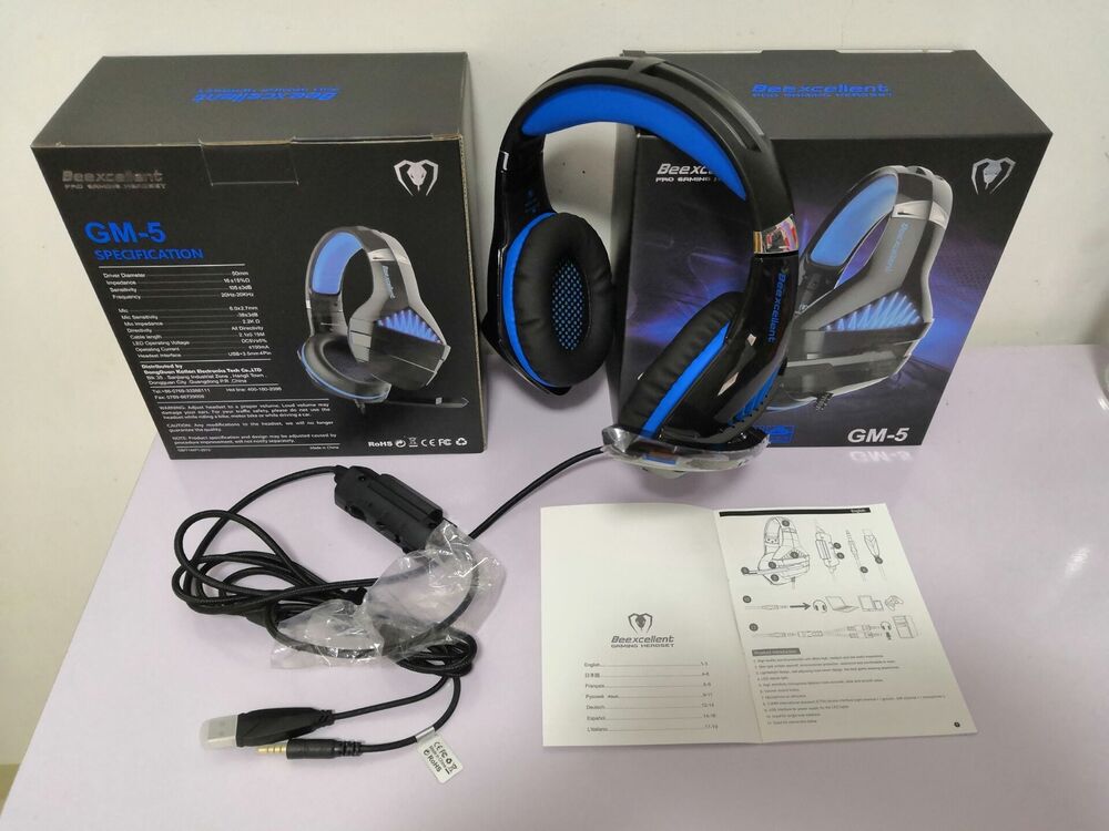 3.5mm Stereo Gaming Headset with Enhanced Bass for PS4, PC, and Xbox One