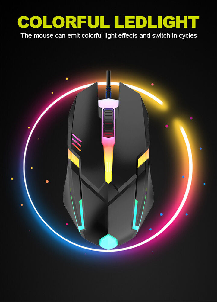 LED Backlit Mechanical Gaming Keyboard and Mouse Set