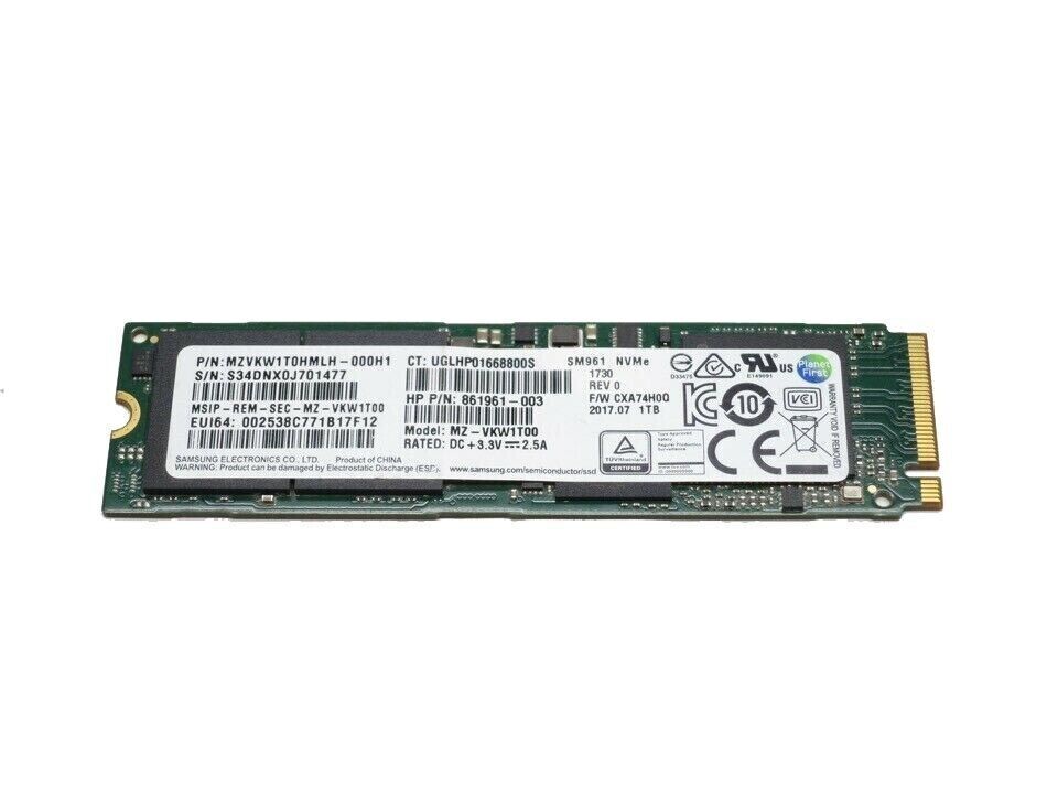 256GB M.2 NVMe SSD with Pre-installed Windows