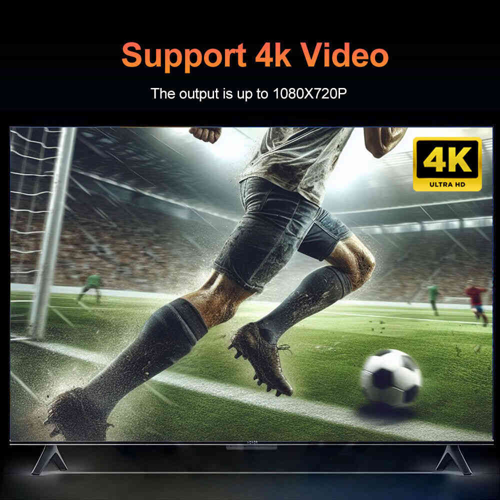 4K HDR Smart TV Box with Wifi and Wireless Screen Projection