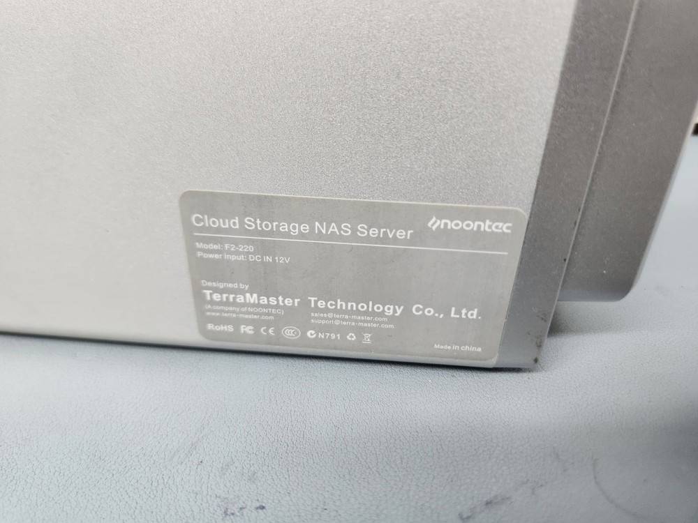 Terramaster F2-220 2-Bay Quad Core NAS Server