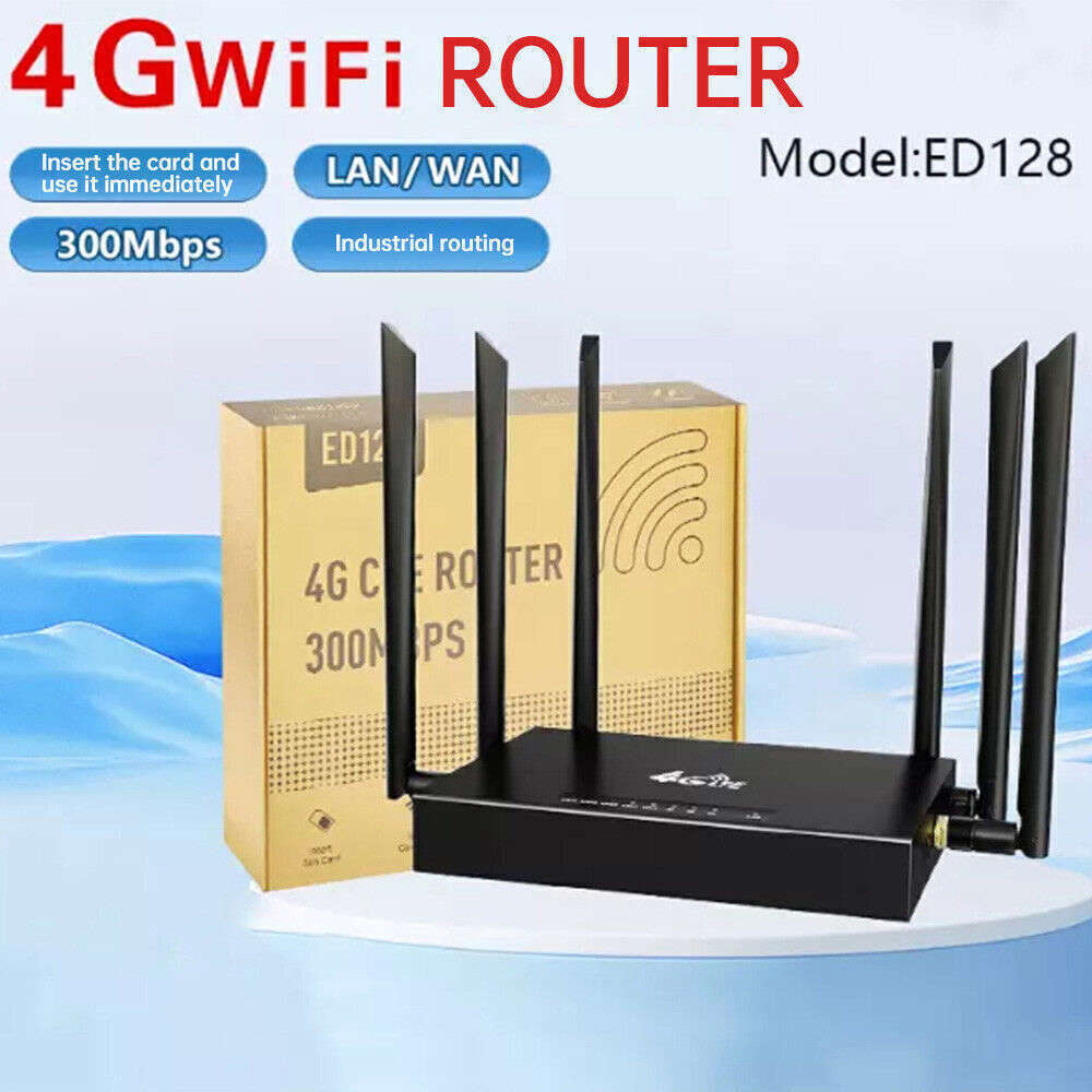 Ultra Link Free WiFi Router with 6 Antennas for Unlimited Satellite Internet
