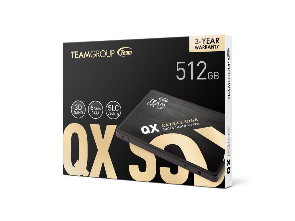 Team Group QX 2.5 512GB SATA III 3D NAND Internal SSD T253X