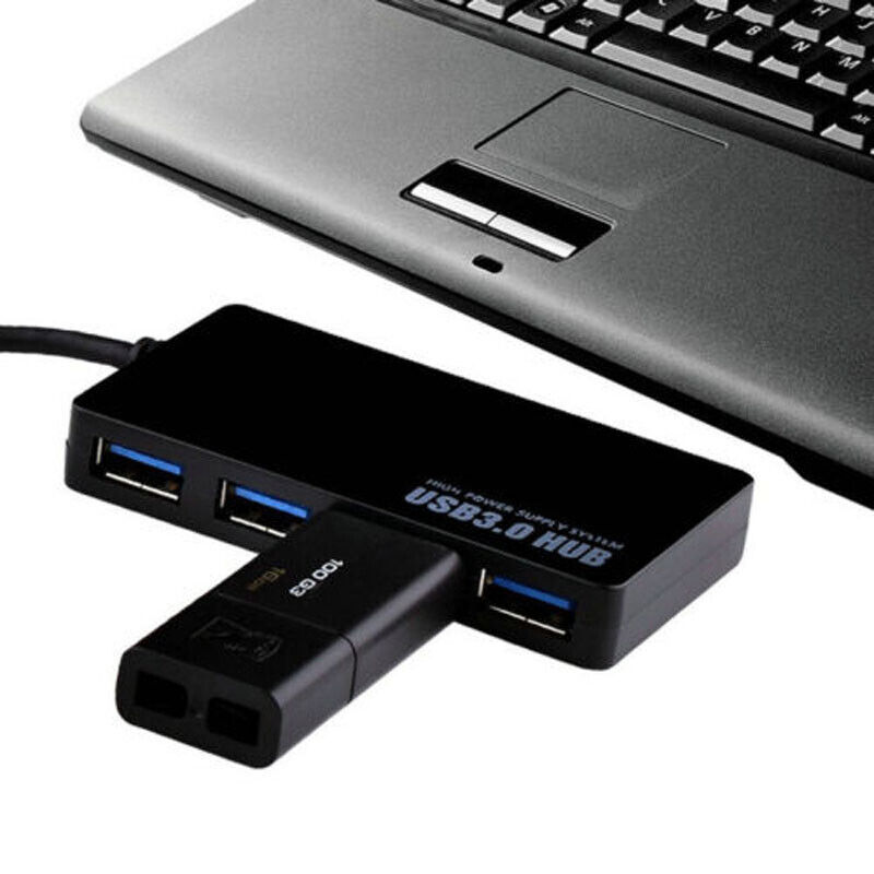 Portable 4-Port USB 3.0 Hub