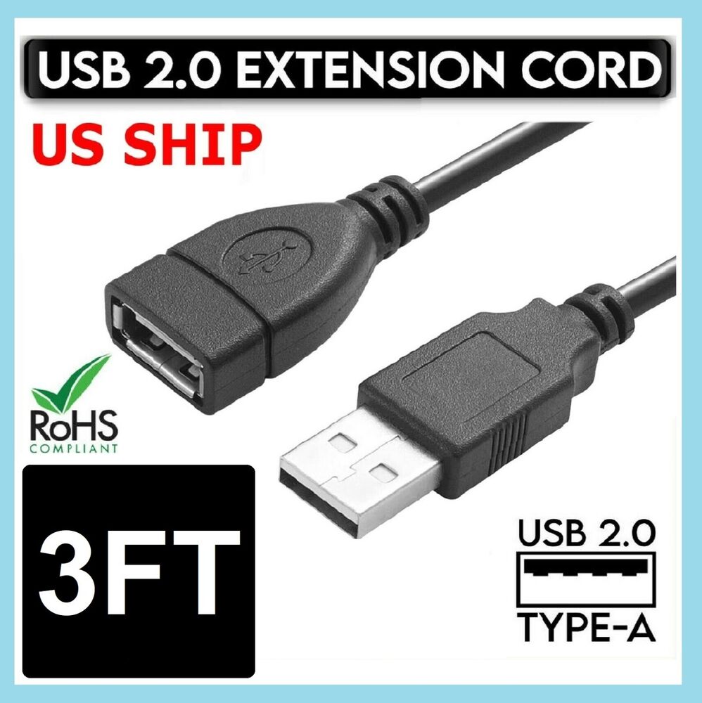 USB 2.0 Extension Cable Adapter