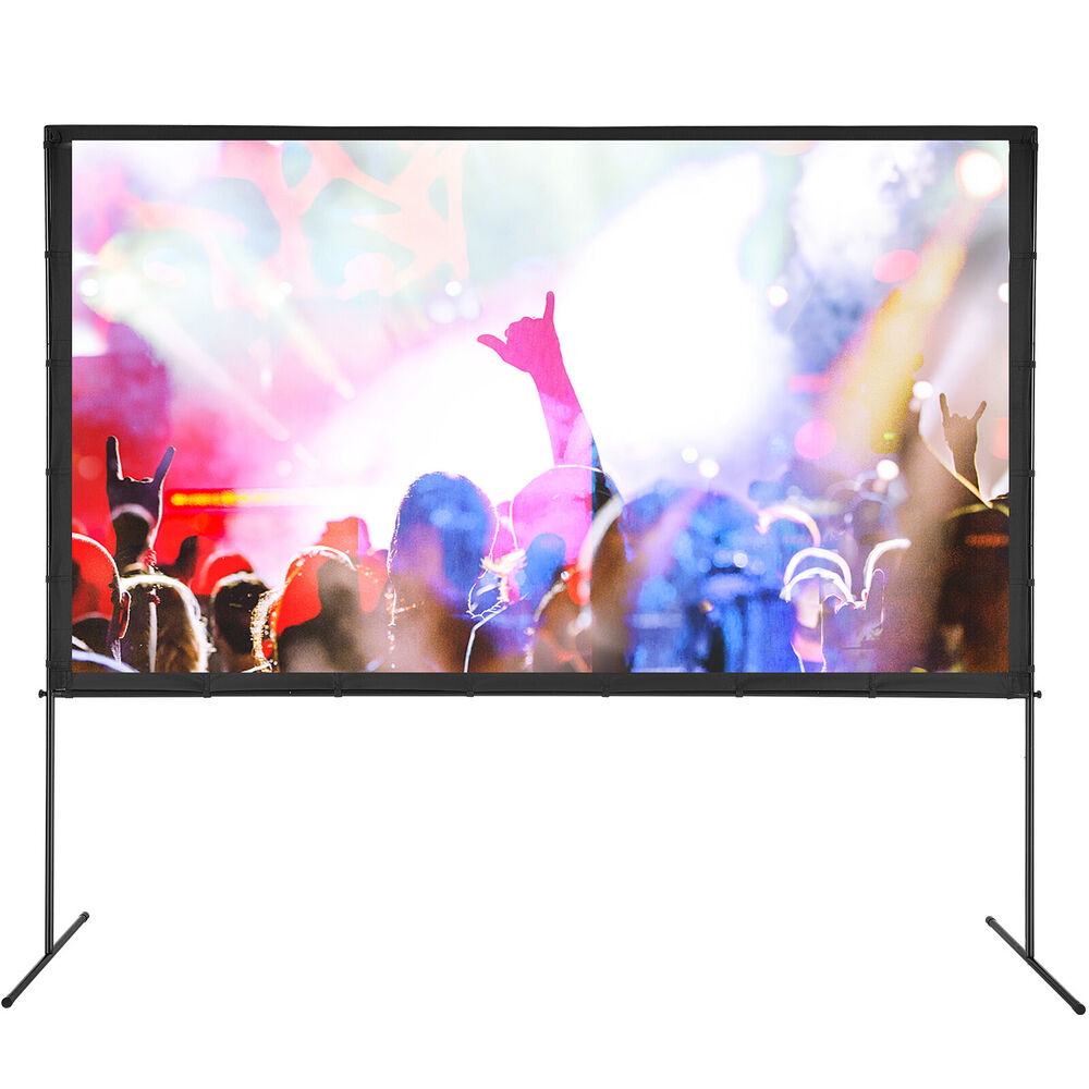 VEVOR 120 Inch 16:9 4K Projector Screen with Stand