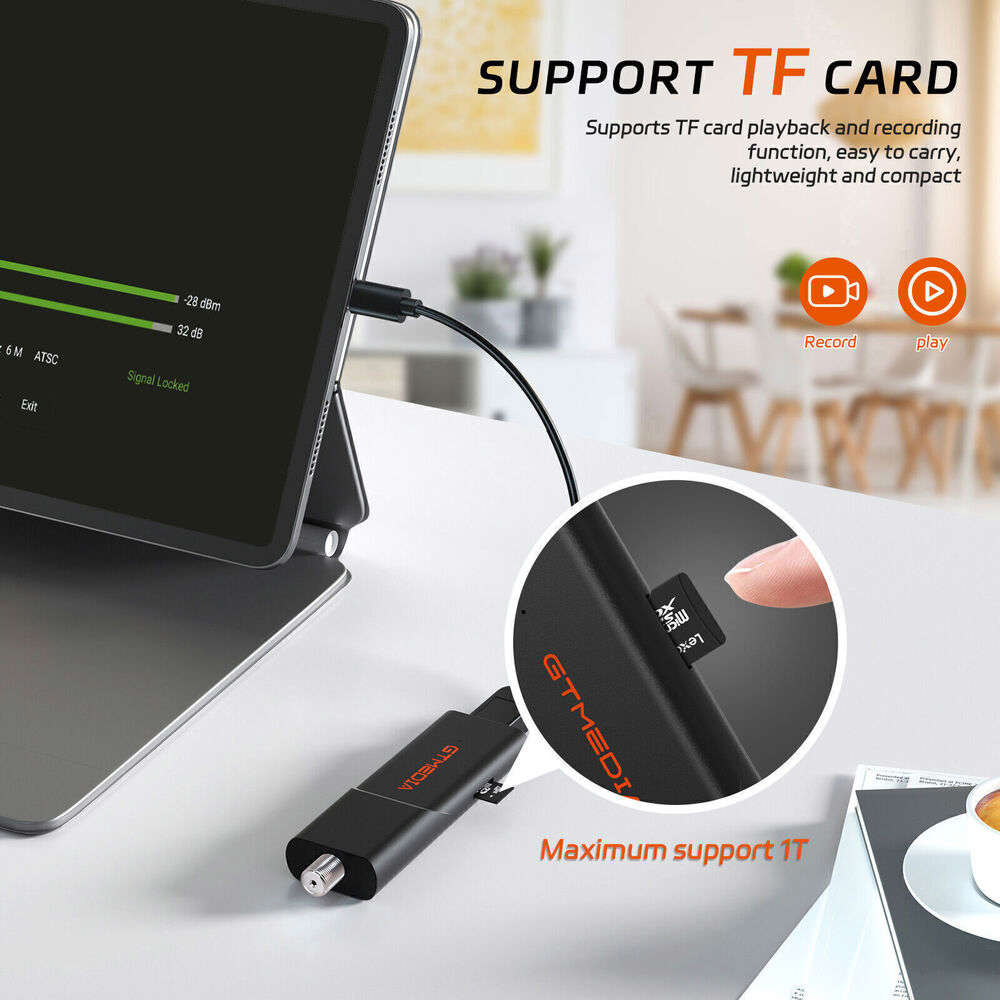 4K UHD FTA DVB-S2/S2X/ATSC 3.0 Combo Satellite TV Receiver Android Smart TV BOX