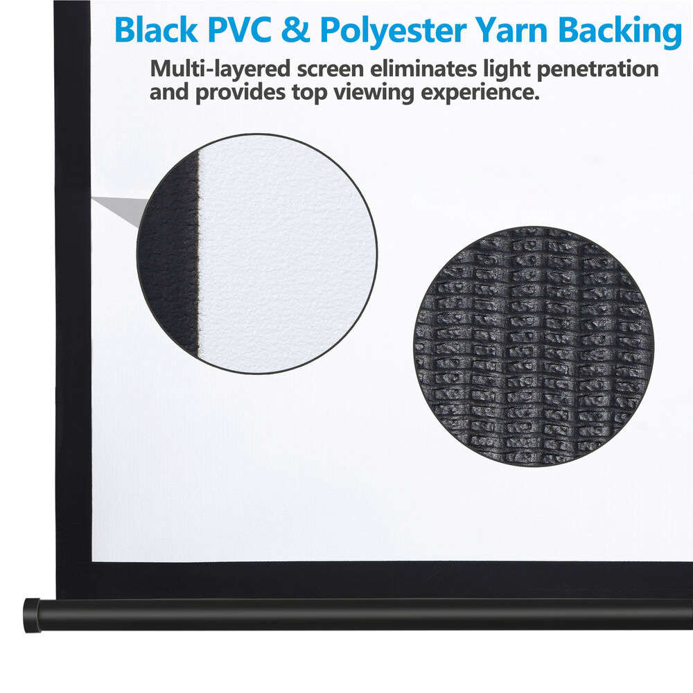 80 Inch 16:9 HD Projector Screen for Home Cinema