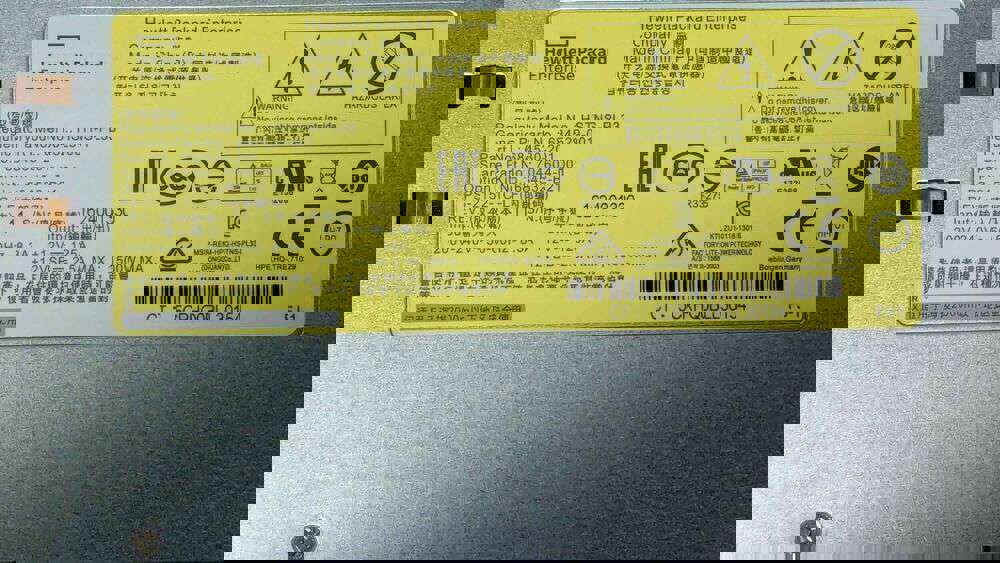 HP 684530-201 HSTNS-PL33 Platinum Plus 1500W Power Supply