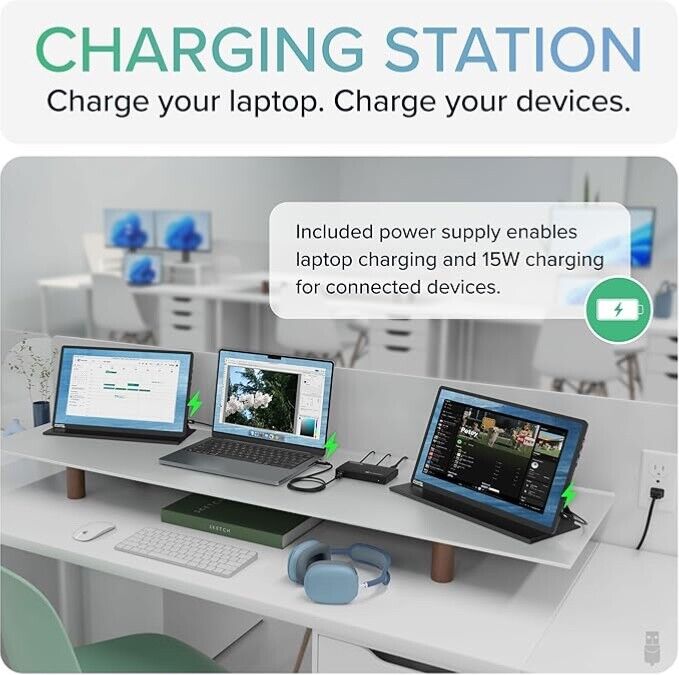 Plugable Thunderbolt 4 & USB4 Hub for 8K Display and Dual 4K Displays