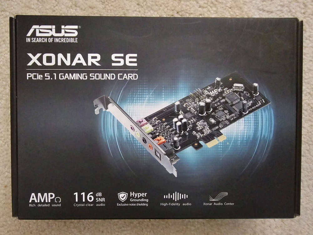 ASUS Xonar SE 5.1 Channel PCI-E Sound Card