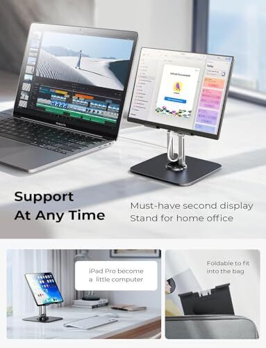 Adjustable iPad Stand Holder for Desk Use