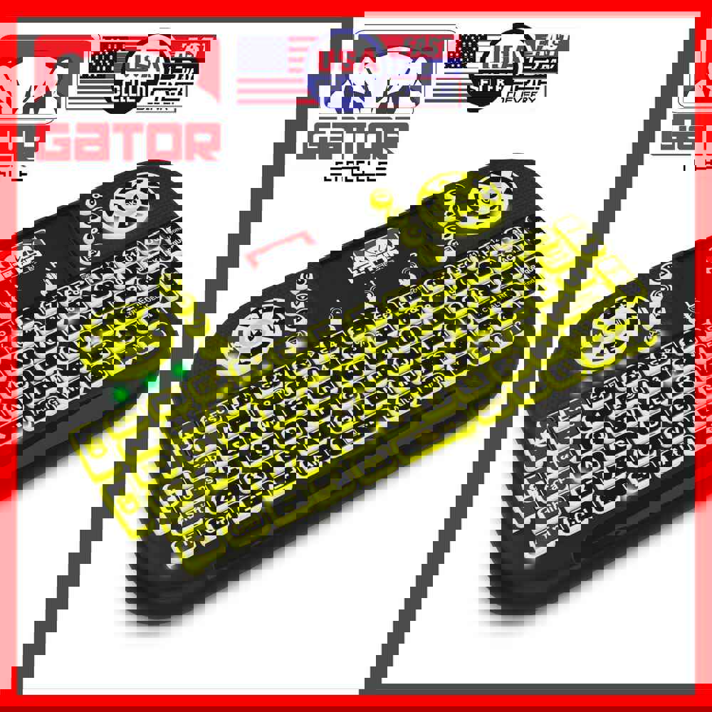 Compact Wireless Bluetooth Keyboard with Integrated Touchpad for Smart-TV, Android TV, and PC