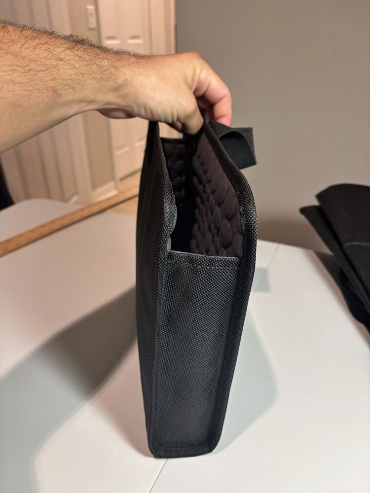 TUMI Alpha Black Ballistic Nylon Padded Laptop Binder Plus Accessories