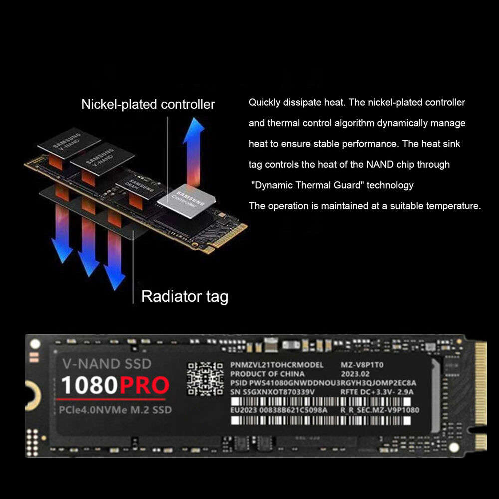High-Speed 1/2/4TB Internal SSD