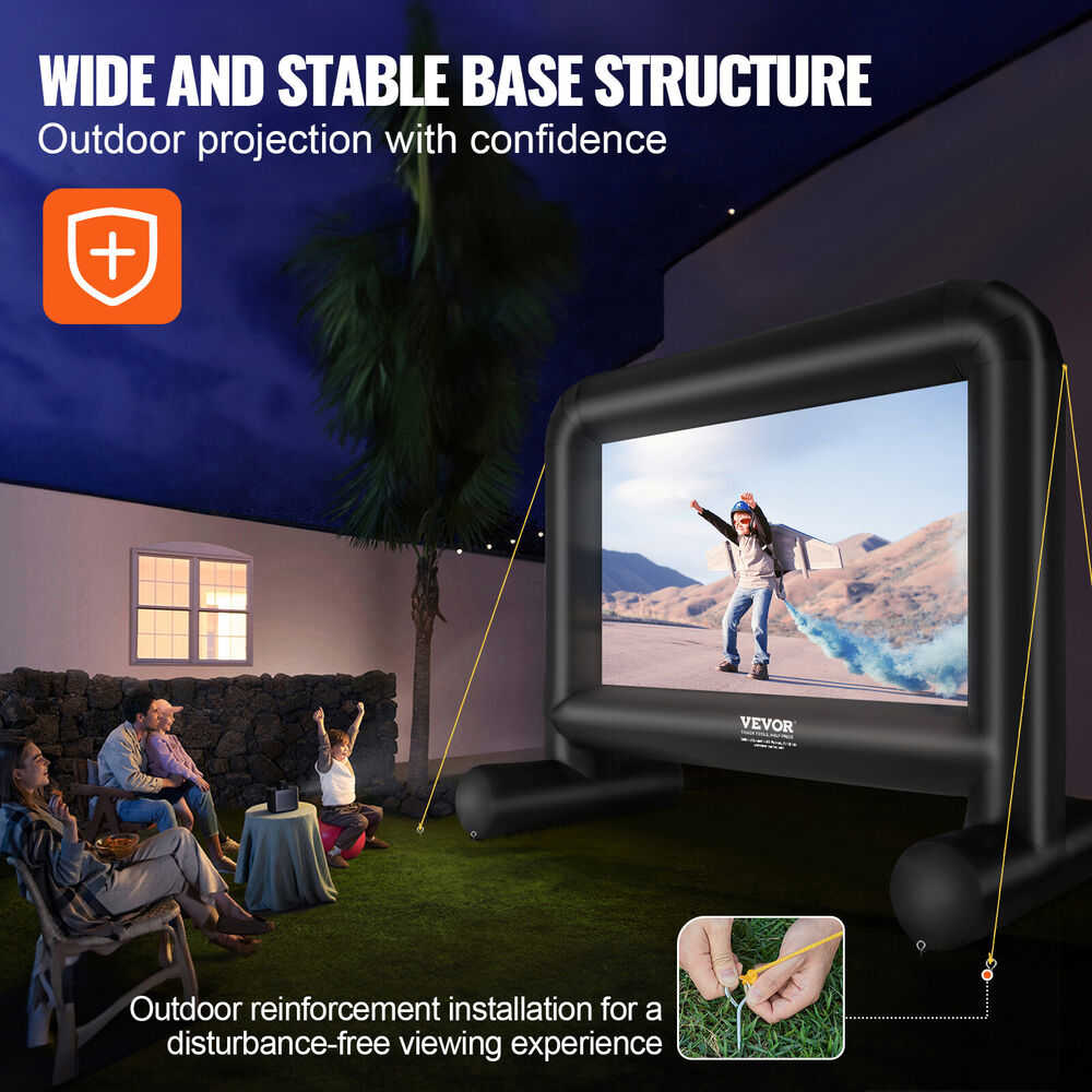 VEVOR 16 FT Inflatable Movie Screen with Blower