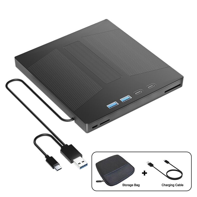 Laptop and PC Compatible Portable CD/DVD Drive