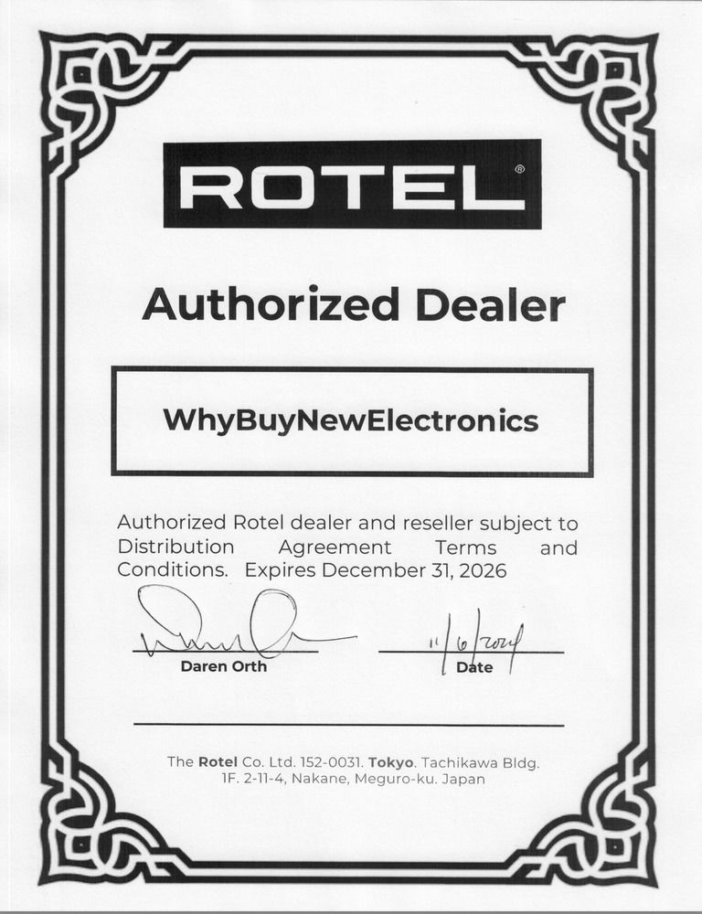 ROTEL RCX-1500 Stereo CD Network Receiver - Certified Factory Refurbished