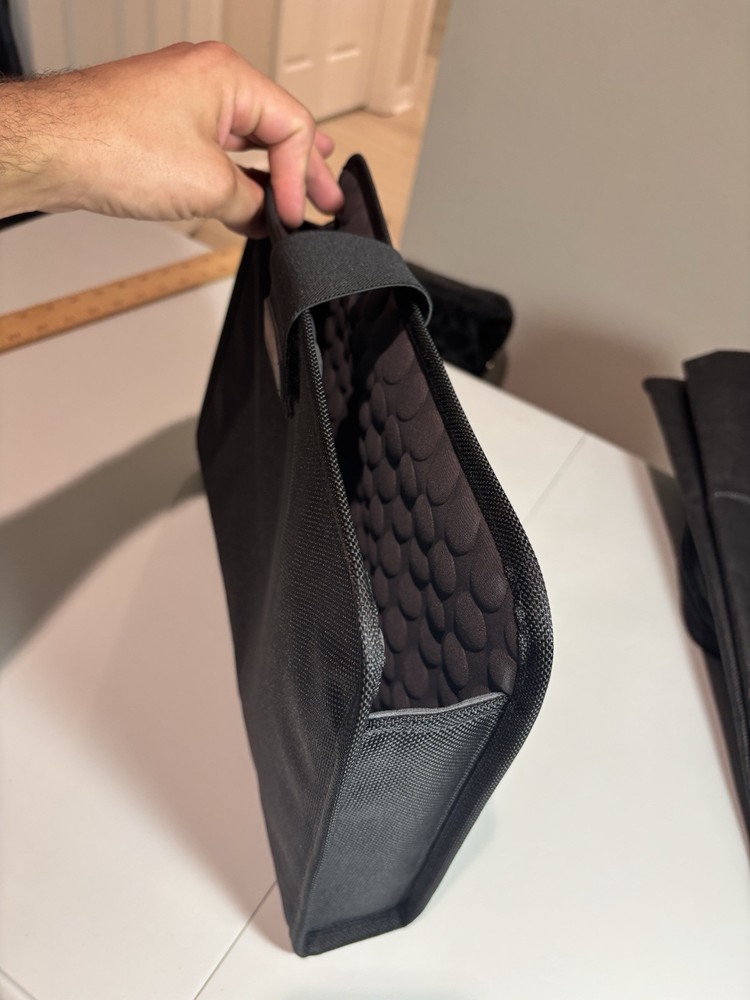 TUMI Alpha Black Ballistic Nylon Padded Laptop Binder Plus Accessories