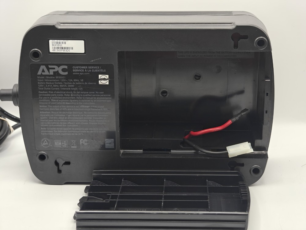 APC Back-UPS 650 Surge Protector Battery Backup BE650G1