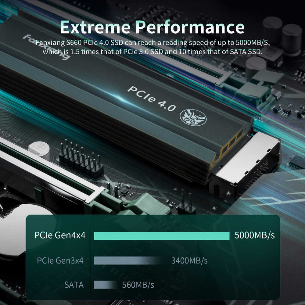 Fanxiang M.2 NVMe SSD with Heatsink - High-Speed Storage Solution