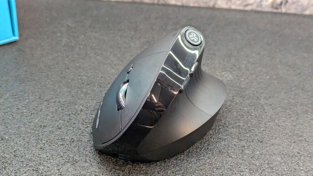 JLab JBuds Ergonomic Mouse - Black, USB-C Rechargeable