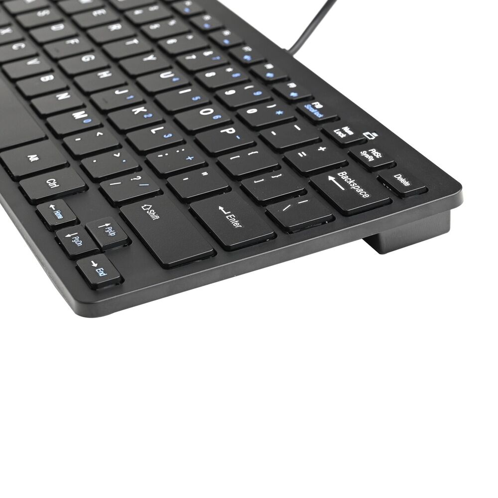 Ultra Thin Mini USB Wired Compact Keyboard