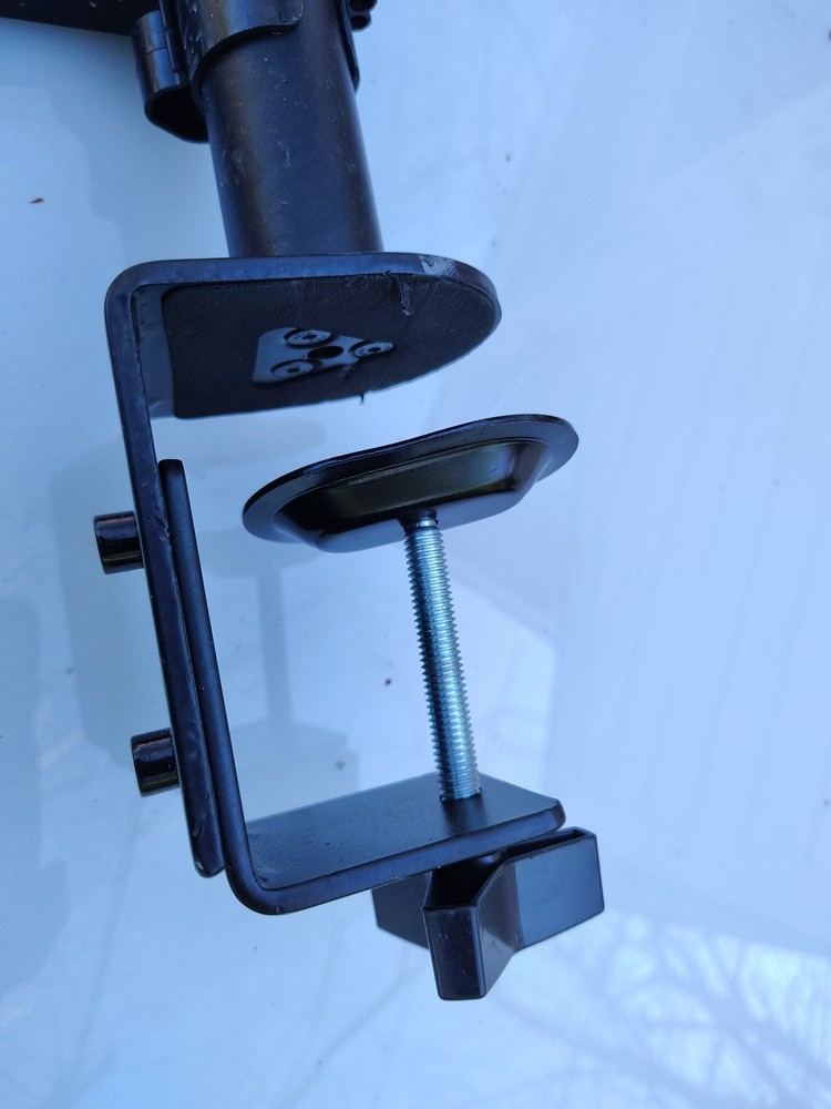 Height Adjustable Heavy-Duty Quad Monitor Stand