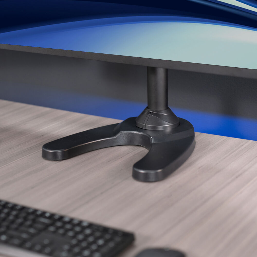 VIVO Steel Adjustable 3+1 Quad Monitor Stand