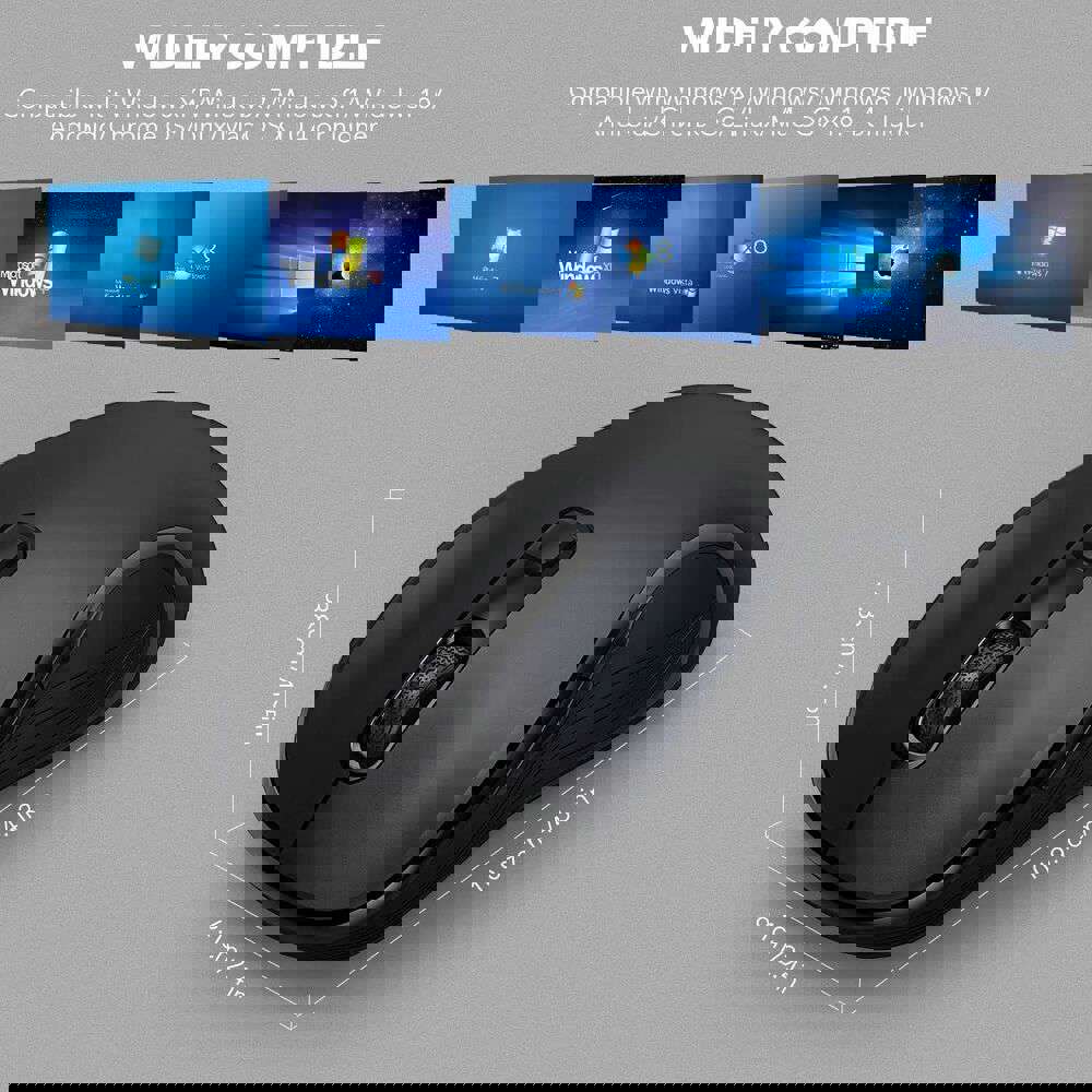 2.4GHz Wireless Optical Mouse with USB Receiver