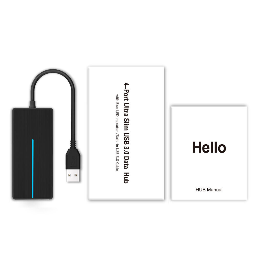 3-Port USB 3.0 Hub with SD/TF Card Reader