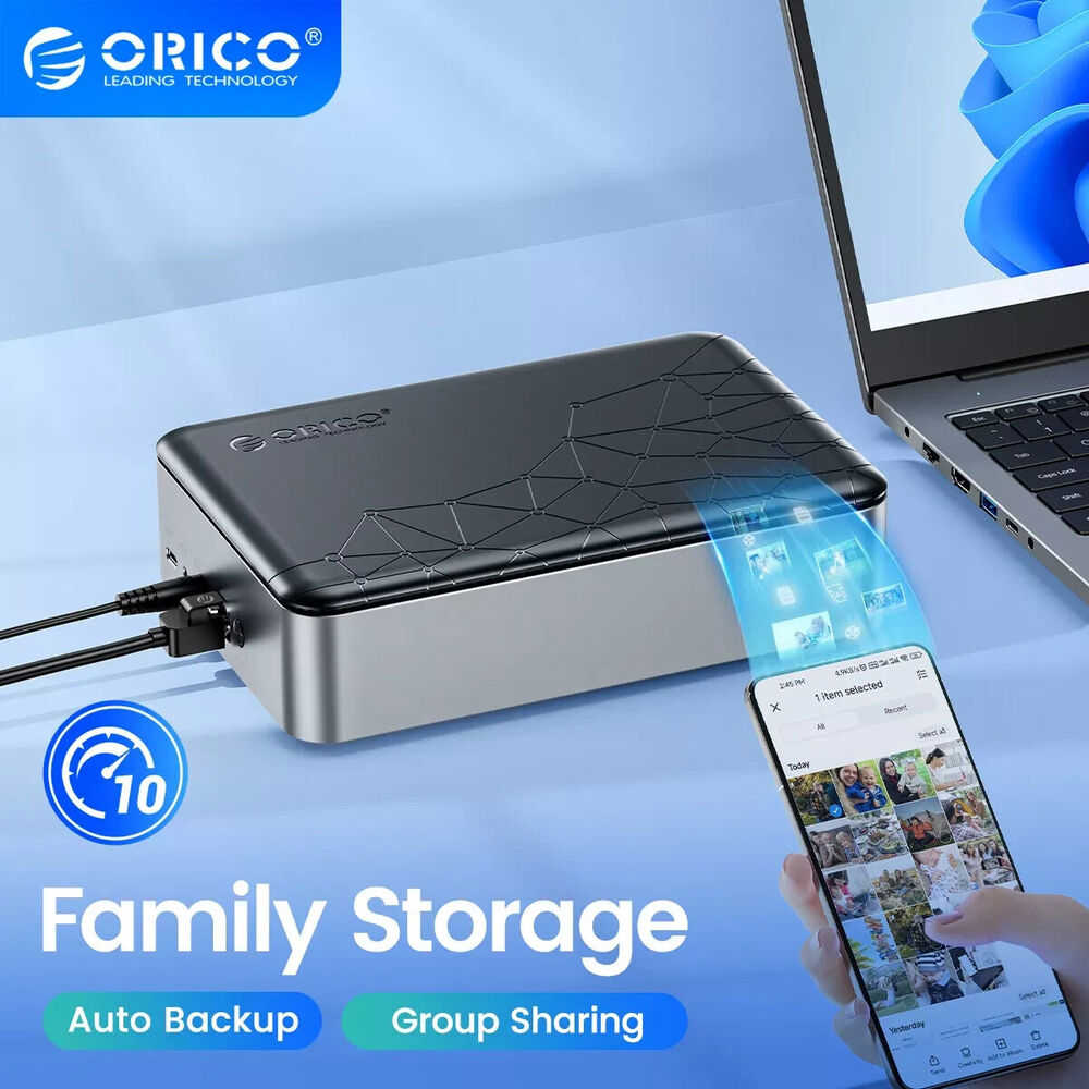 ORICO 2.5 Inch Personal Cloud Storage NAS Hard Drive Enclosure